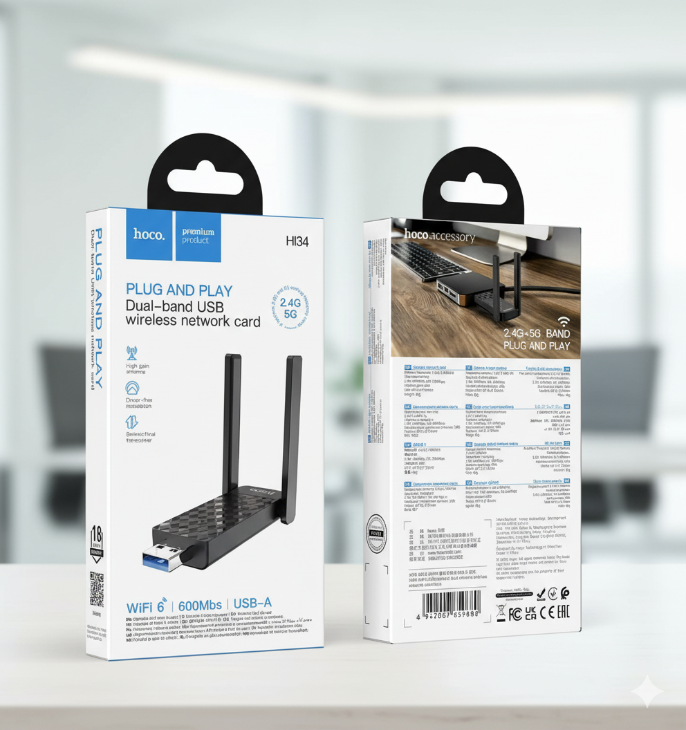 Hoco Dual-Band WiFi Adapter