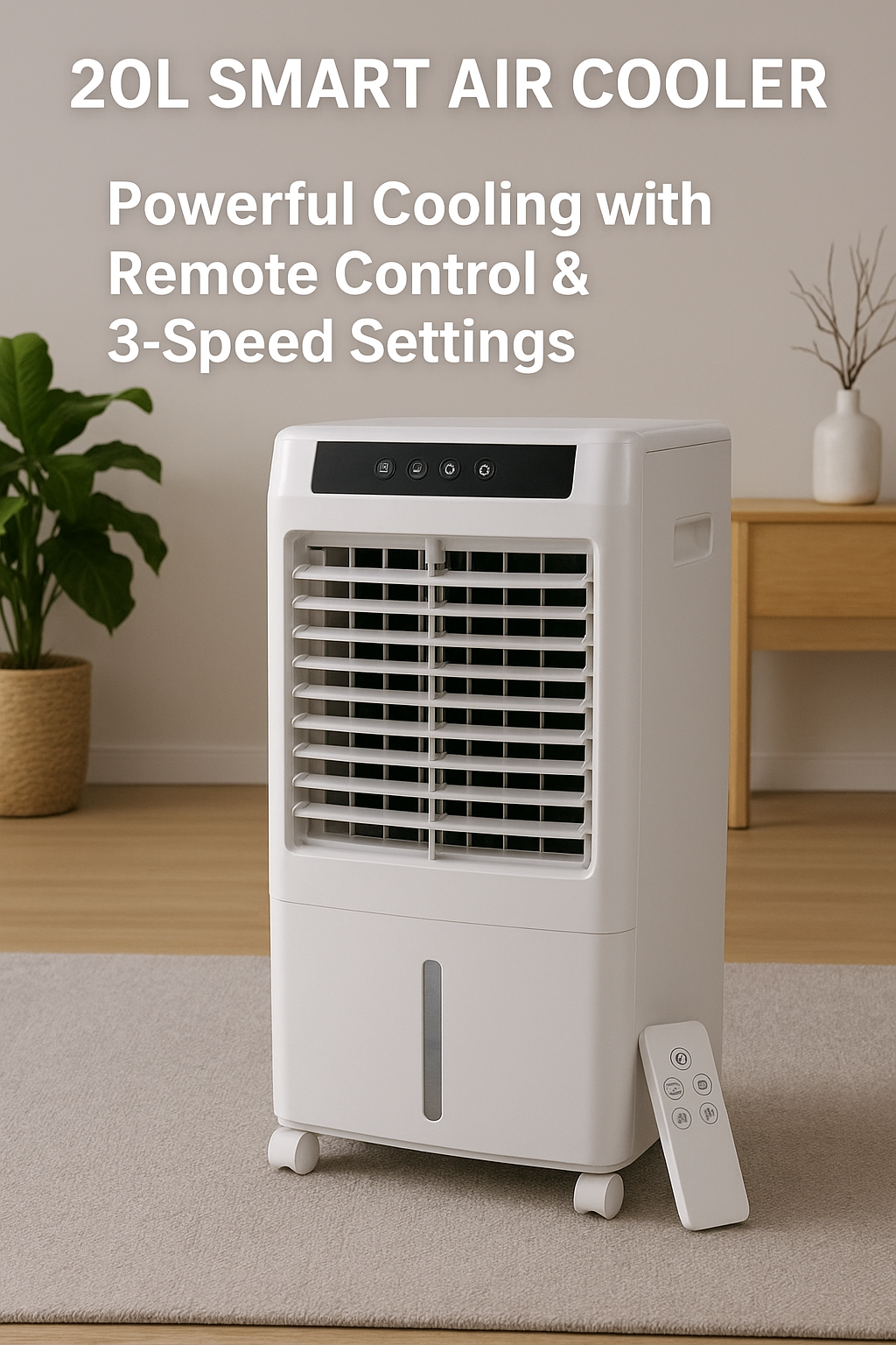 20L Air Cooler- White