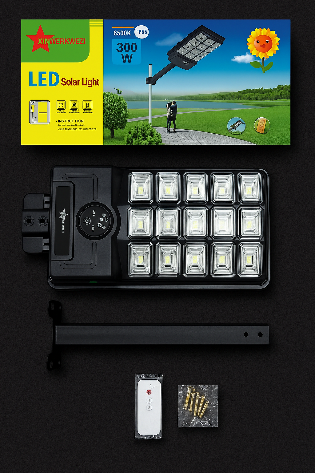 300W LED Solar Street Light