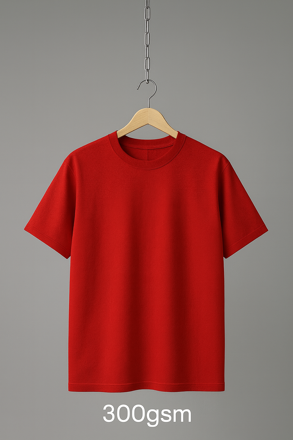 300gsm 100%Cotton Plain Tshirt