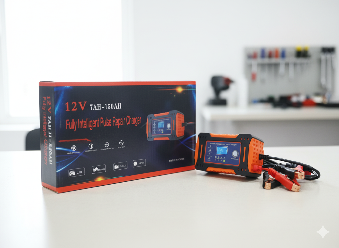 Car Battery charger ,8A 12V/4A