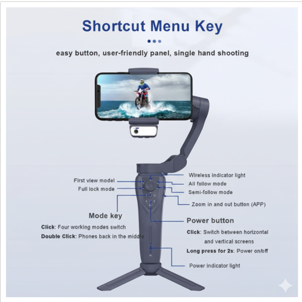 GimbalX Pro – Handheld Stabilizer