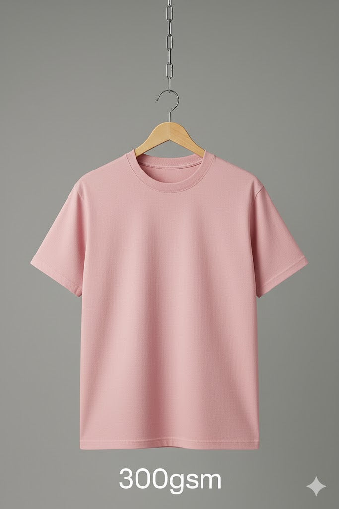 300gsm 100%Cotton Plain Tshirt