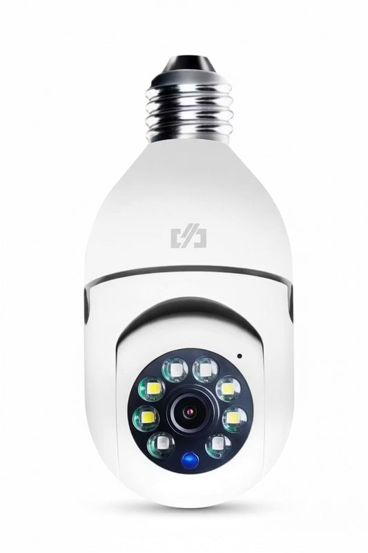 360° Smart Wi-Fi Light Bulb Camera