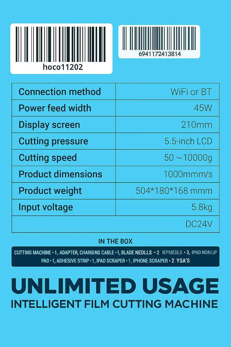 Hoco G100 Intelligent Film Cutting Machine