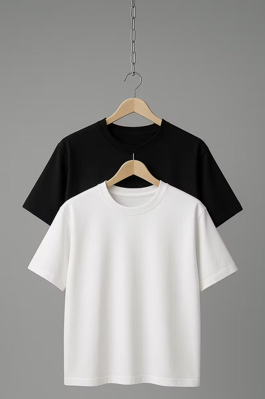 300gsm 100%Cotton Plain Tshirt